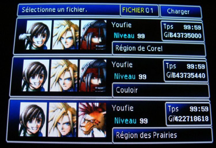 PS Vita FFVII save