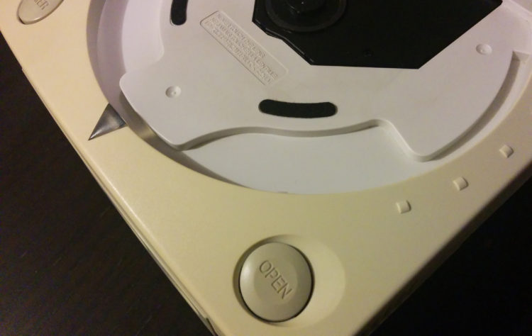 SEGA Dreamcast console jaunissement