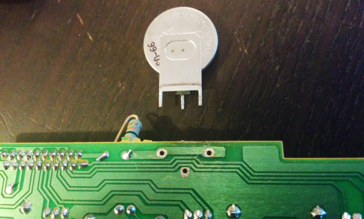 SEGA Dreamcast battery support switch