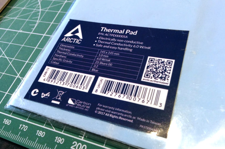 PS4 Pro cooling Arctic thermal pad WKD4496