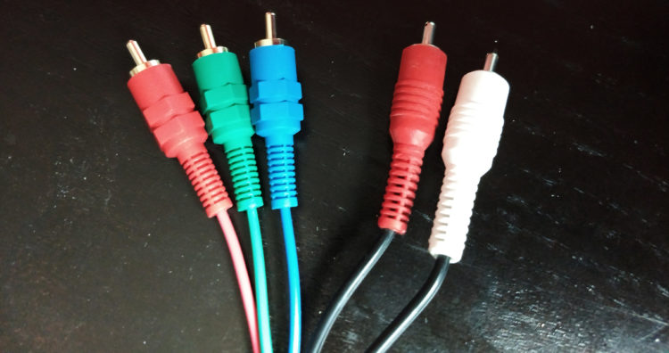 GameCube component cable RCA