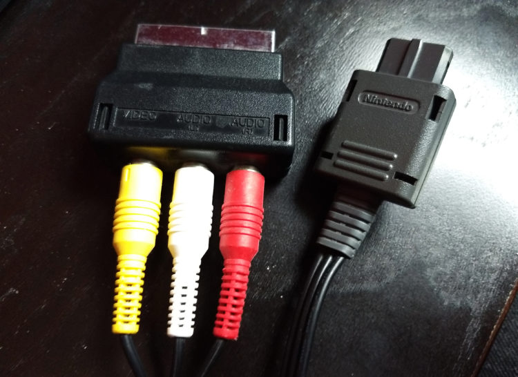 GameCube composite SCART adapter