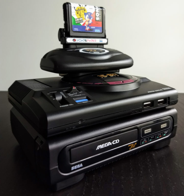 Megadrive Mini Tower of Power closeup