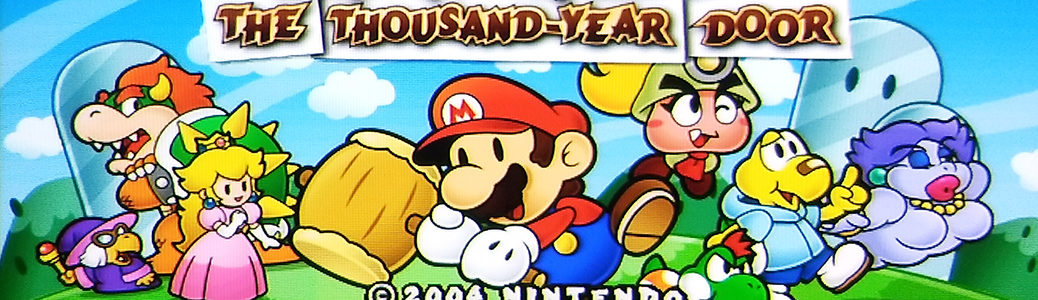 Paper Mario GameCube 480p banner