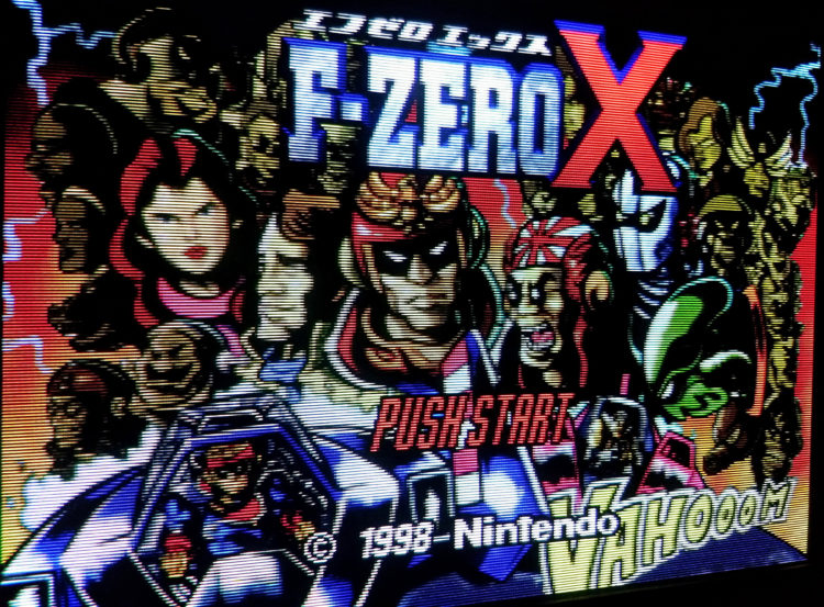 F Zero X N64 RGB 240p