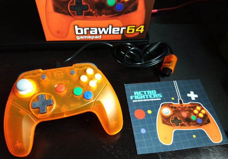 N64 Retrofighters Brawler 64 controller